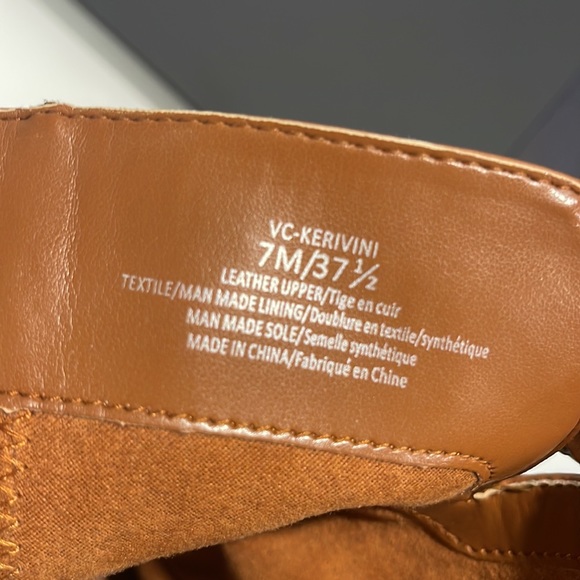 NEW Vince Camuto Size- Brown Leather Buckle Kerivini Boots - Size 7M - Picture 7 of 7